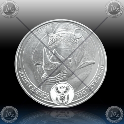 1oz JUŽNA AFRIKA 5 Rand 2020 (The Big Five - NOSOROG) BU 1oz JUŽNA AFRIKA 5 Rand 2020 (The Big Five - NOSOROG) BU